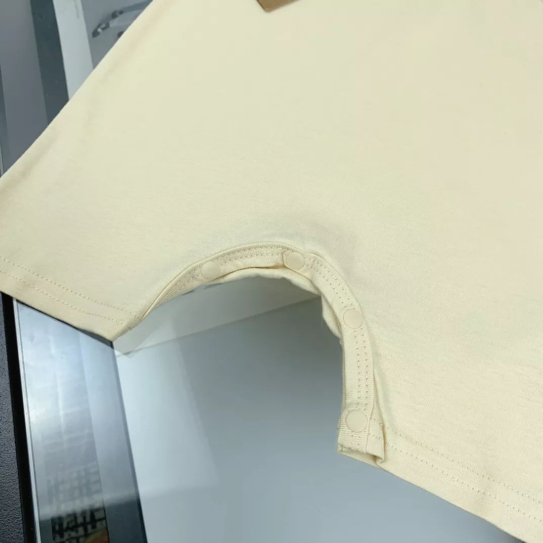 버버리 체크 카라 반소매 점프수트 상세 이미지 7