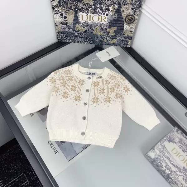 디올 유아 니트 버튼 가디건