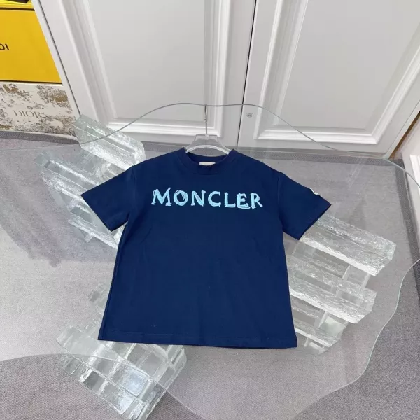 몽클레어 로고 프린트 반소매 티셔츠