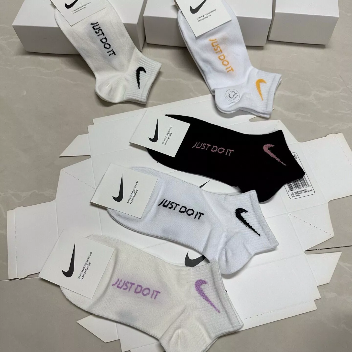 나이키 여성 로고 덧신 양말 세트 상세 이미지 6