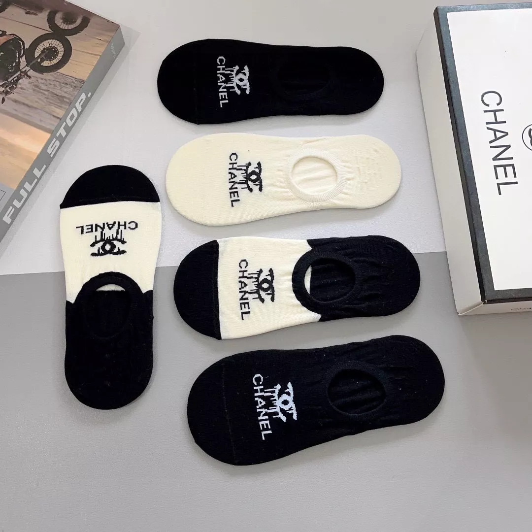 샤넬 클래식 더블씨 로고 덧신 양말 상세 이미지 9