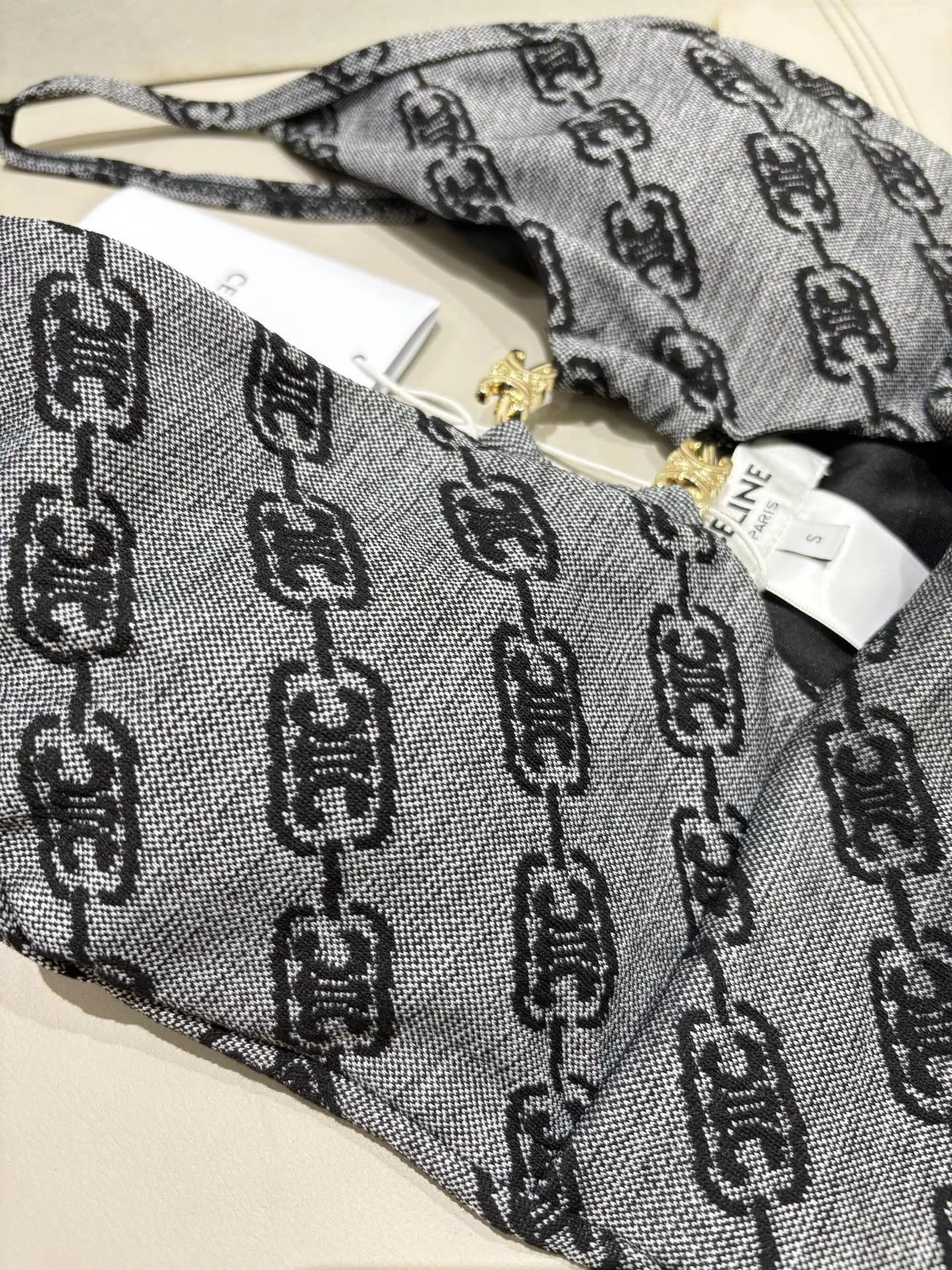 셀린느 로고 패턴 백리스 스윔웨어 상세 이미지 9