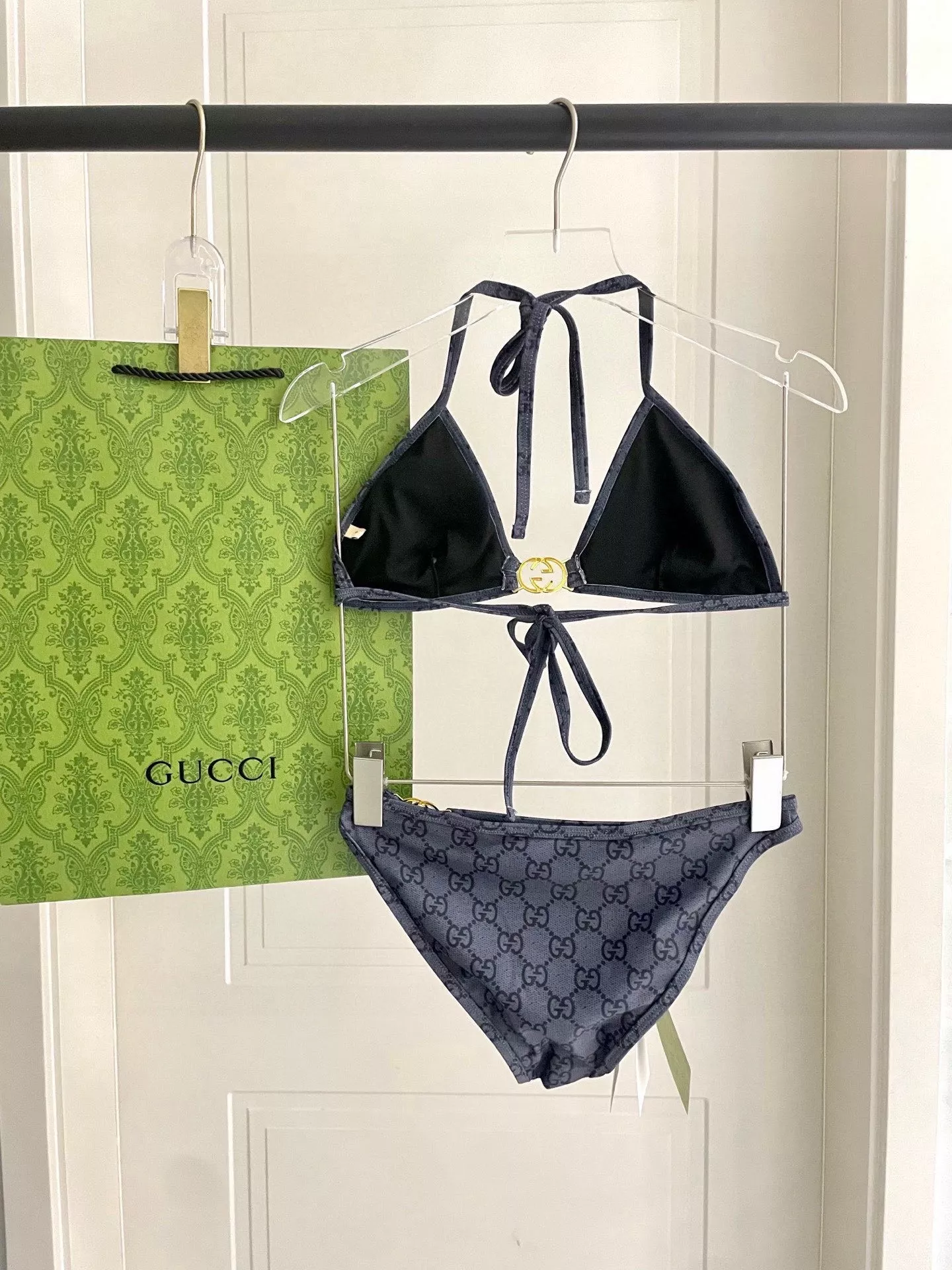 구찌 로고 패턴 투피스 스윔웨어 상세 이미지 8