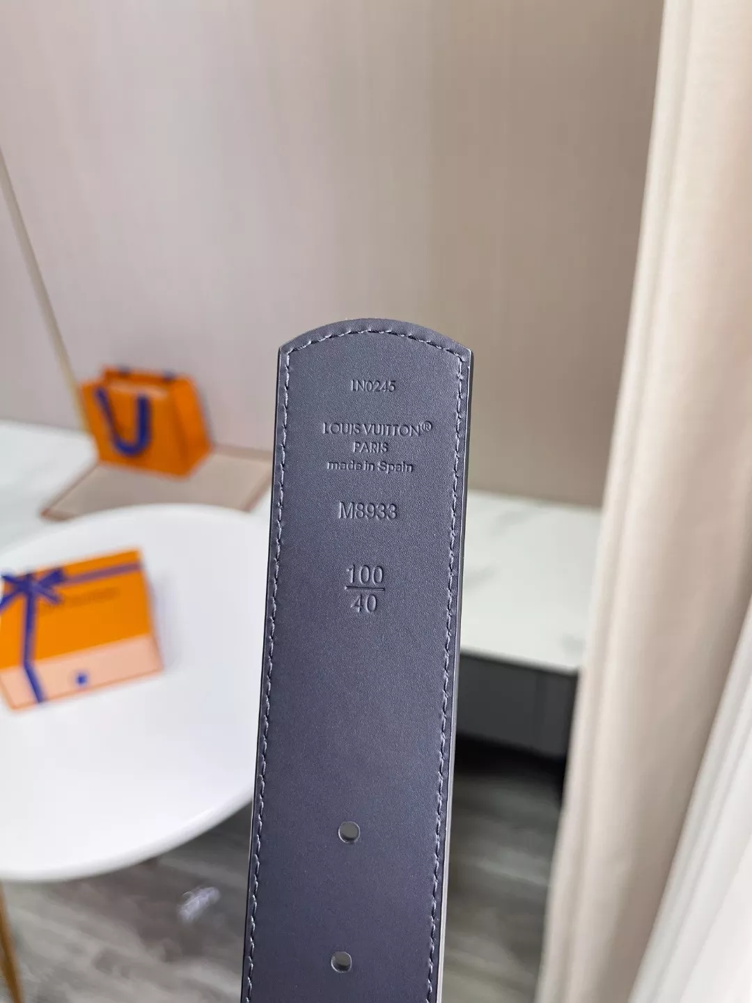 루이비통 모노그램 양면 레더 벨트 상세 이미지 6