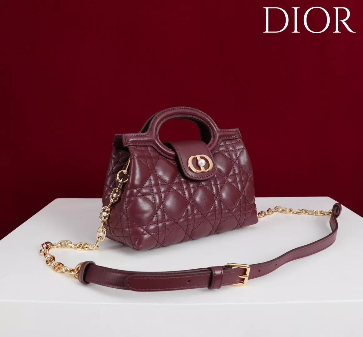 디올 졸리 탑핸들 체인 핸드백 상세 이미지 2
