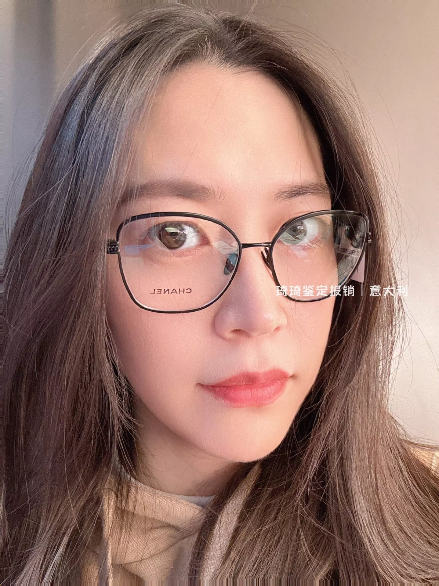 샤넬 메탈 버터플라이형 블루라이트 안경 상세 이미지 28