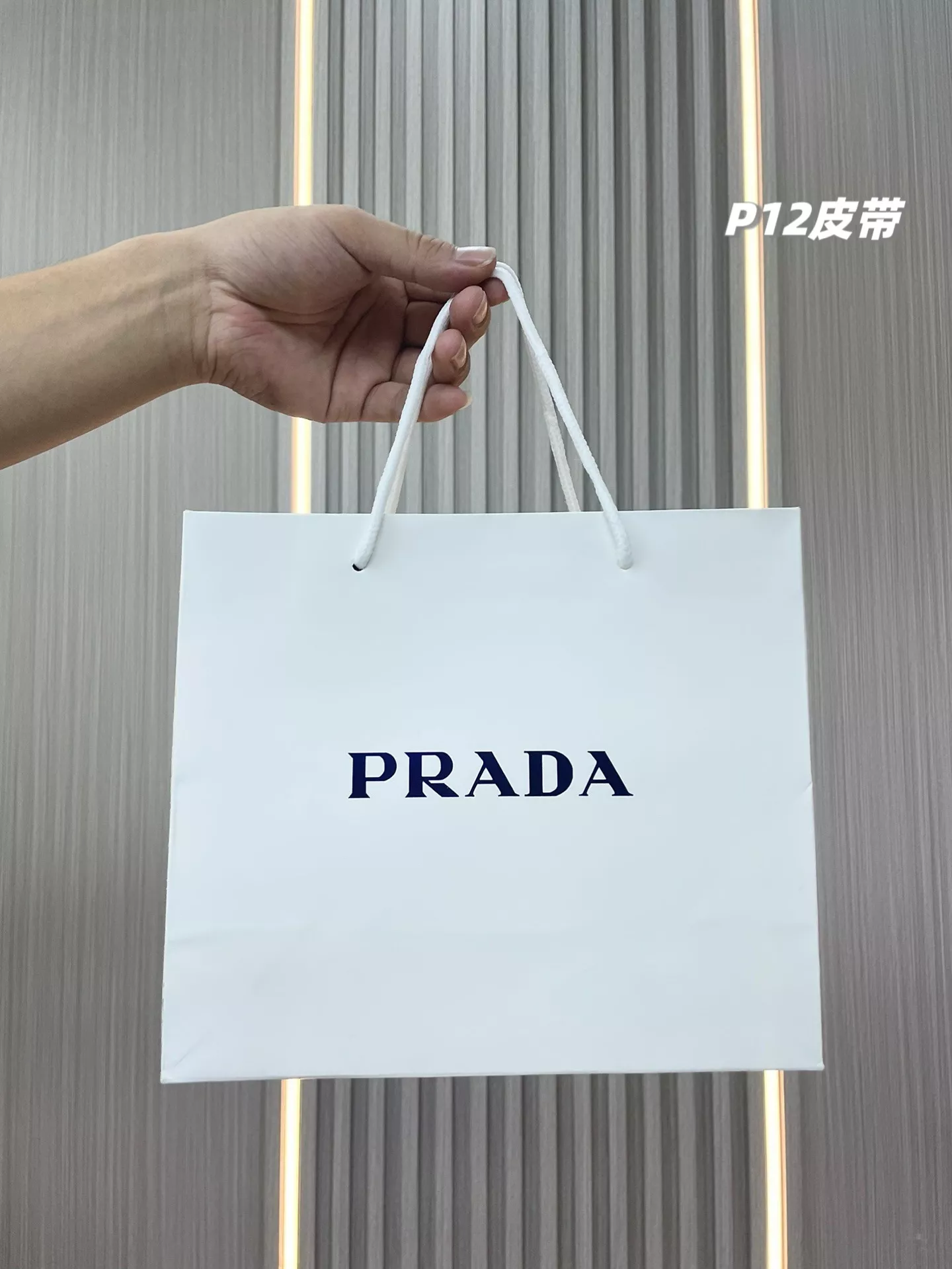 프라다 남성 더블 버클 소가죽 벨트 상세 이미지 20