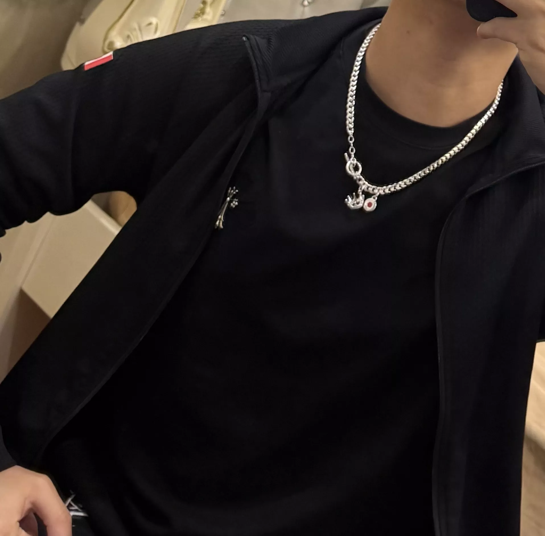 티파니앤코 실버 체인 목걸이 상세 이미지 4
