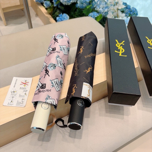 입생로랑 그라데이션 삼단 전자동 접이식 우산