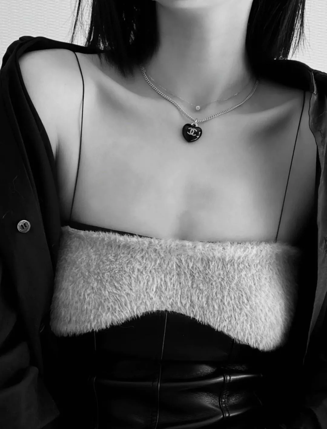 샤넬 하트 펜던트 목걸이 상세 이미지 2
