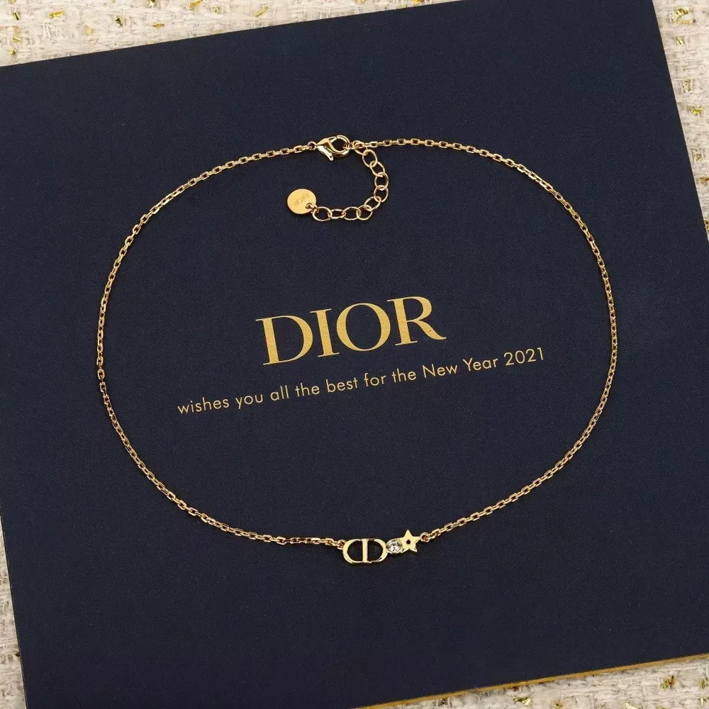 디올 CD 레터 목걸이