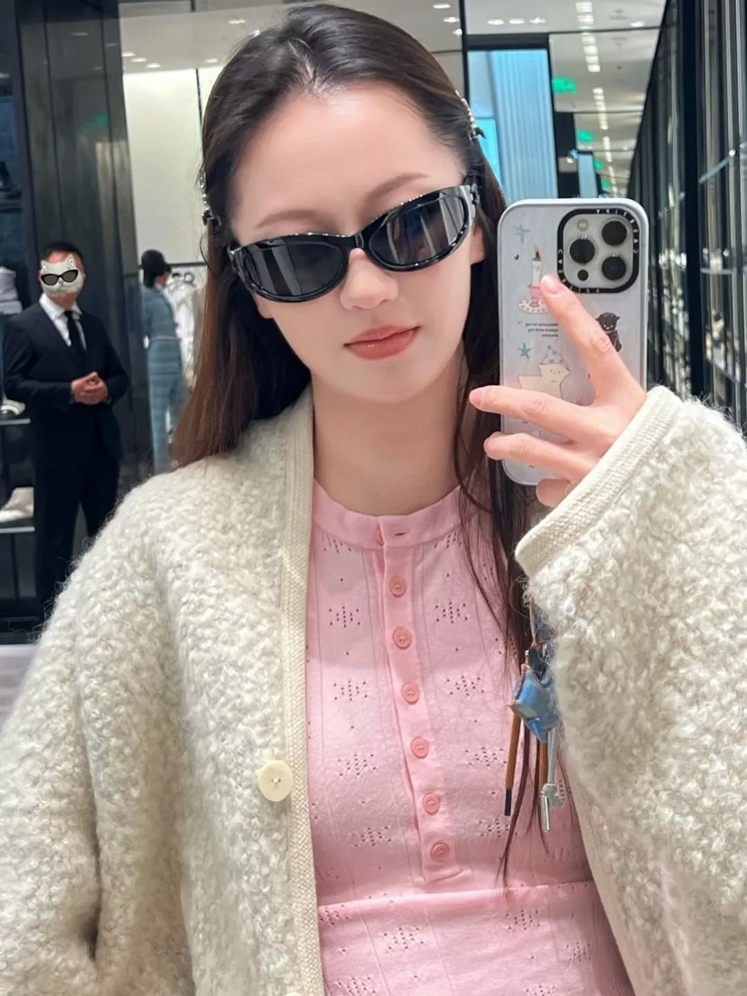 샤넬 오버사이즈 캣아이 선글라스 상세 이미지 22