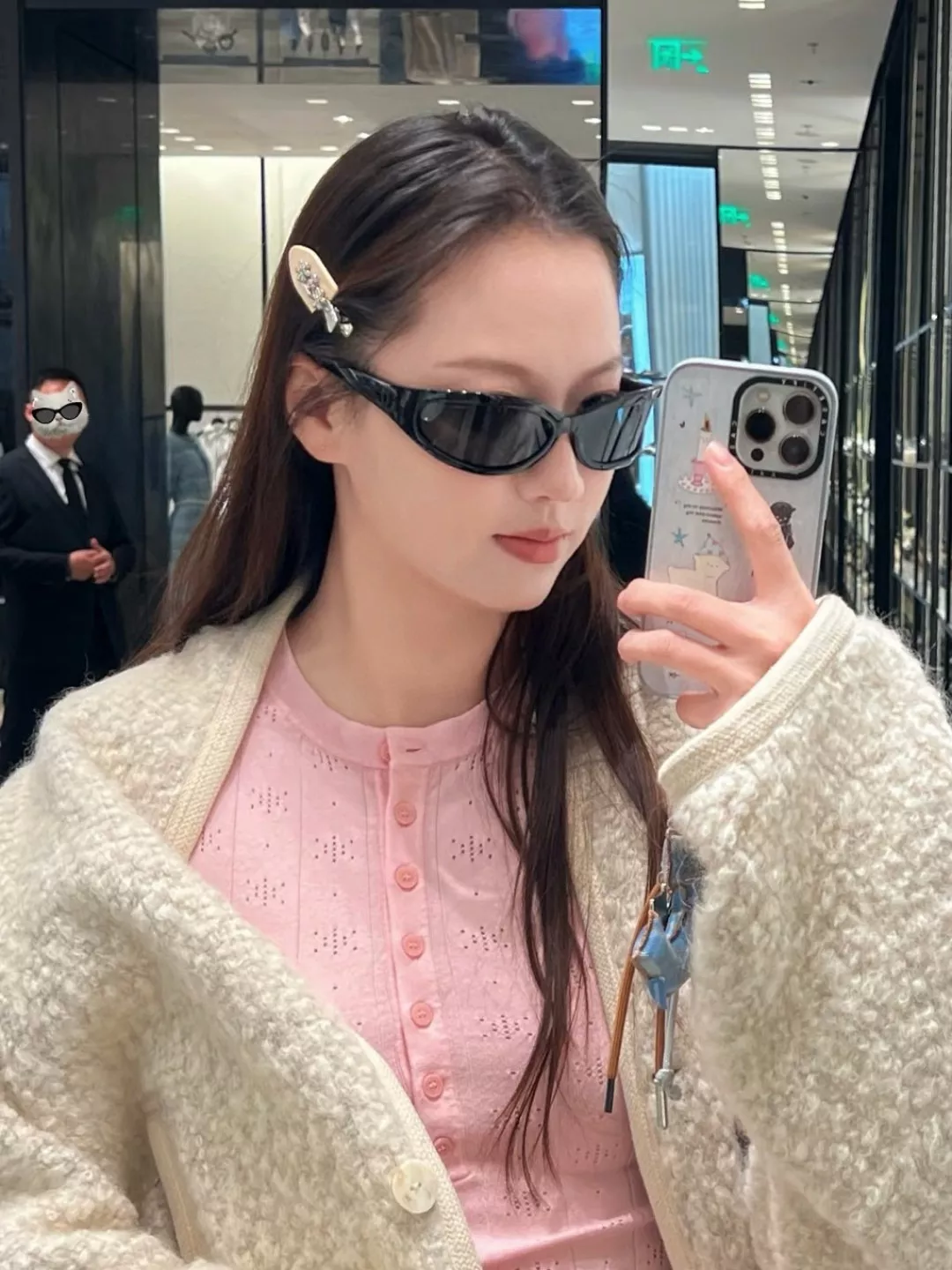 샤넬 오버사이즈 캣아이 선글라스 상세 이미지 23