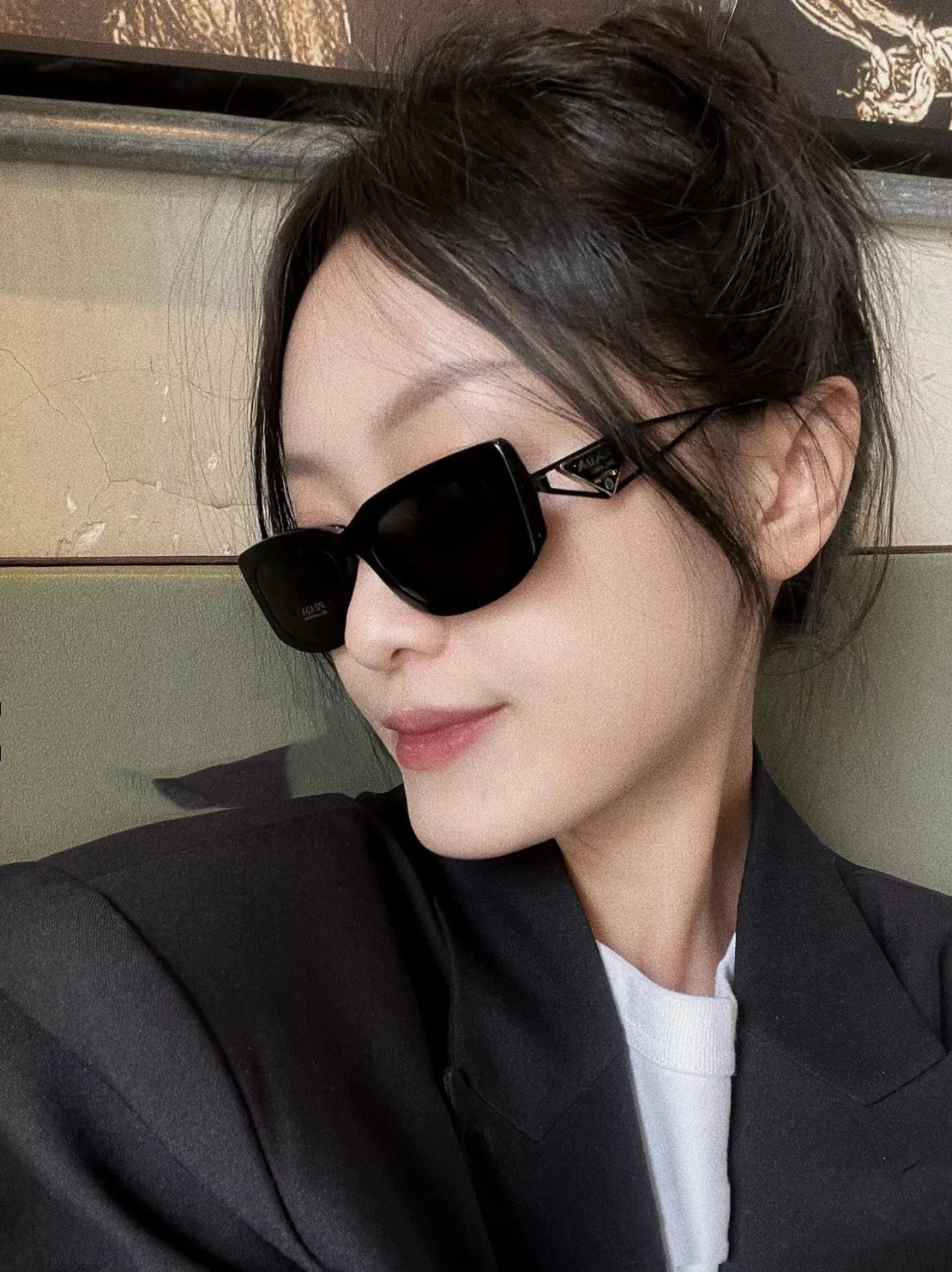 프라다 기하학 메탈 템플 선글라스 상세 이미지 58