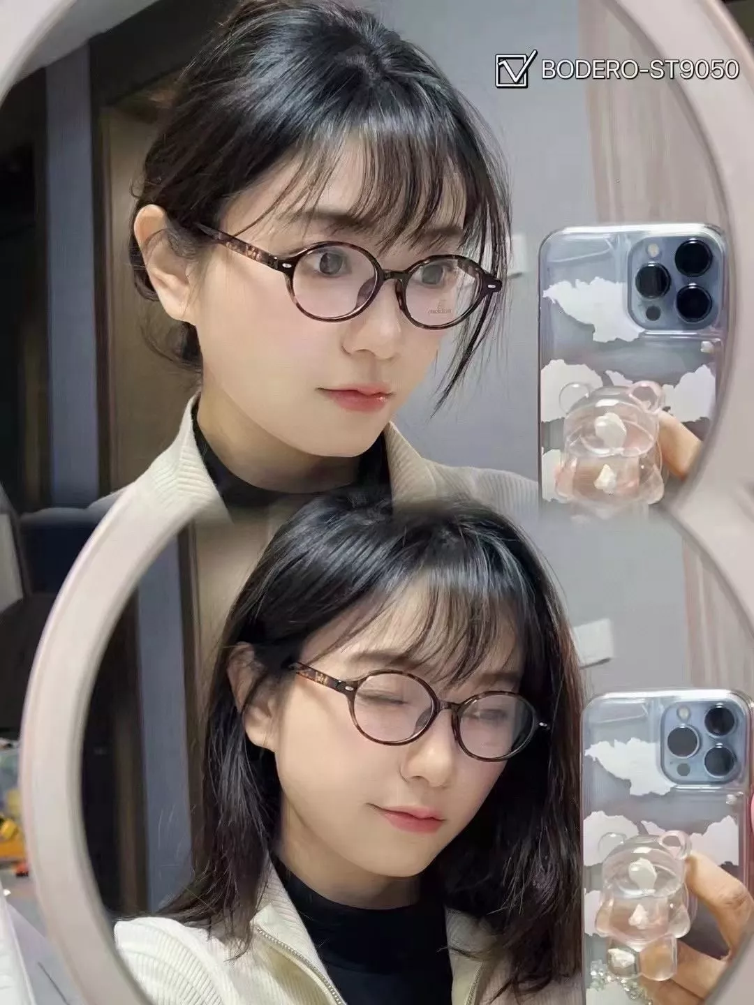 페이크미 라운드 블루라이트 안경테 상세 이미지 74