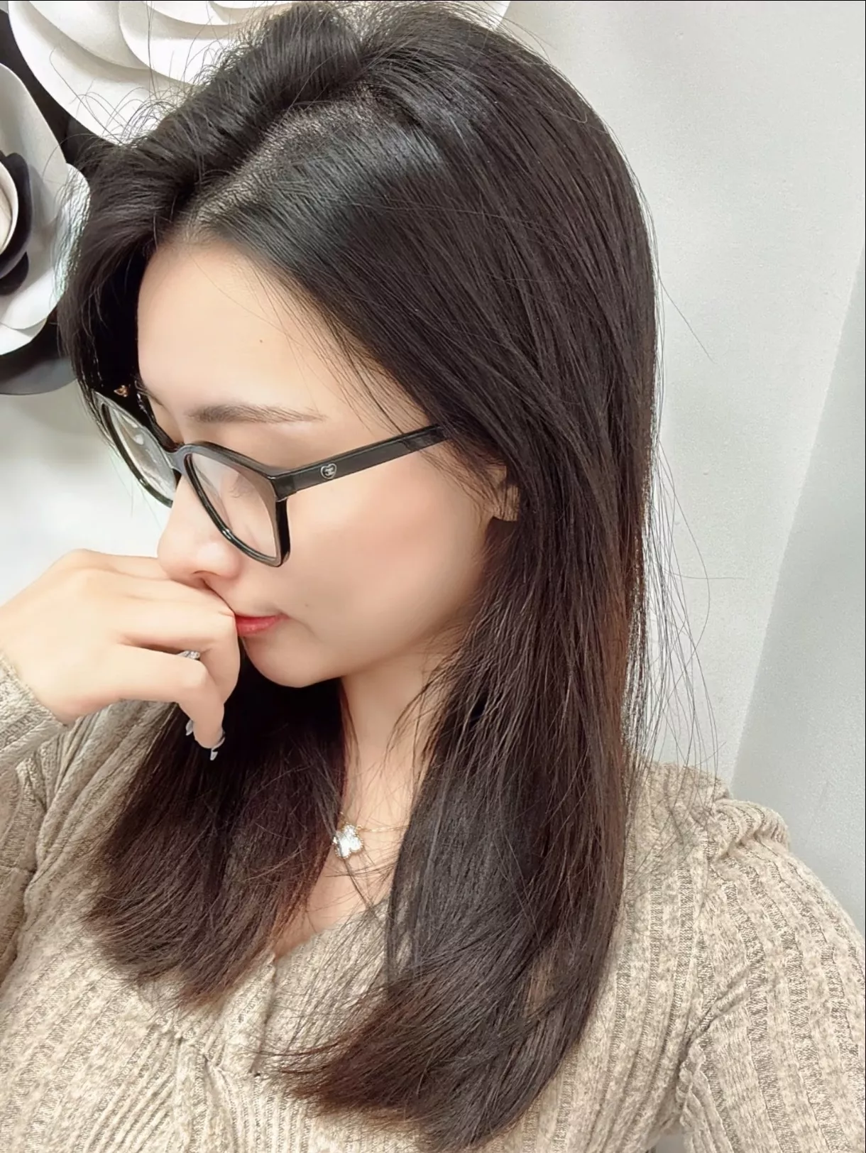 샤넬 하트 디테일 아세테이트 안경테 상세 이미지 95