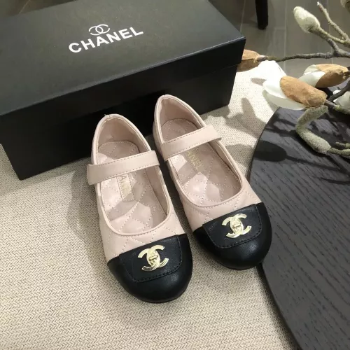 샤넬 퀼팅 리본 장식 키즈 플랫슈즈