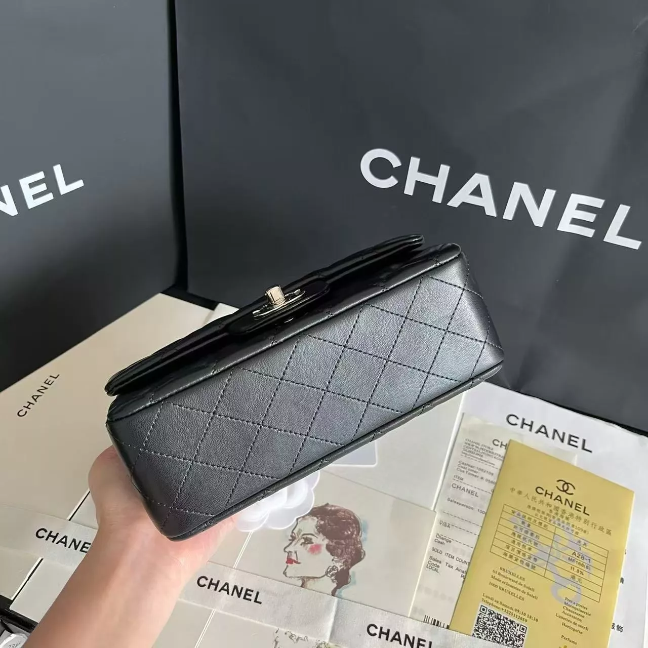 샤넬 퀼팅 체인 플랩 백 상세 이미지 3
