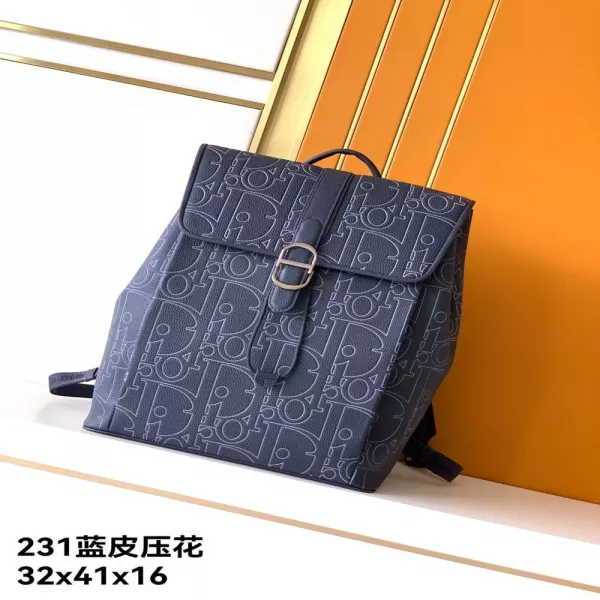 디올 새들 포켓 엠보 백팩