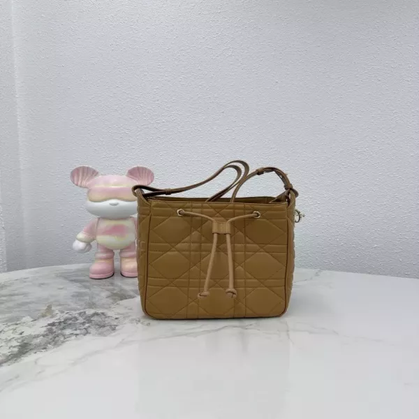 디올 디모션 드로스트링 숄더백