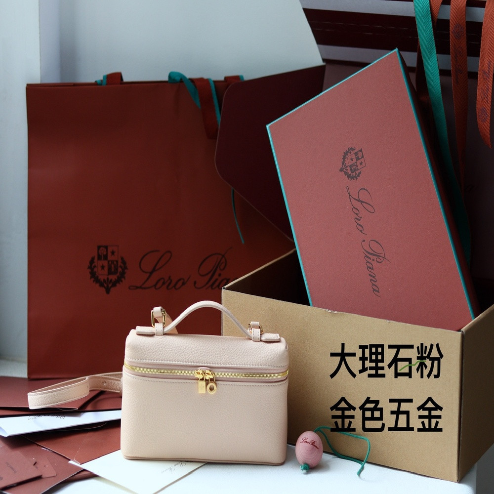 로로피아나 엑스트라 포켓 미니 스트랩 백