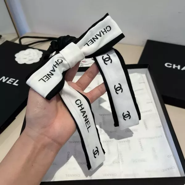 샤넬 리본 헤어끈