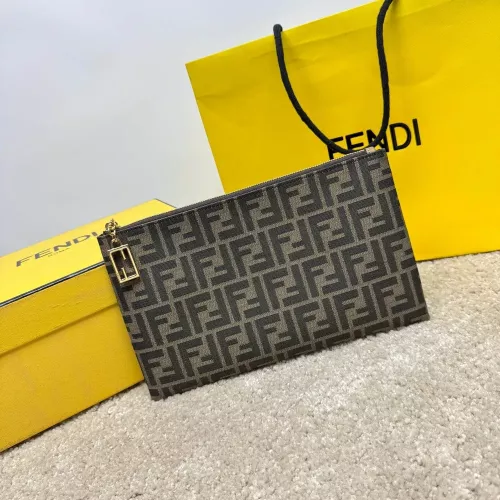 펜디 모노그램 지퍼 파우치
