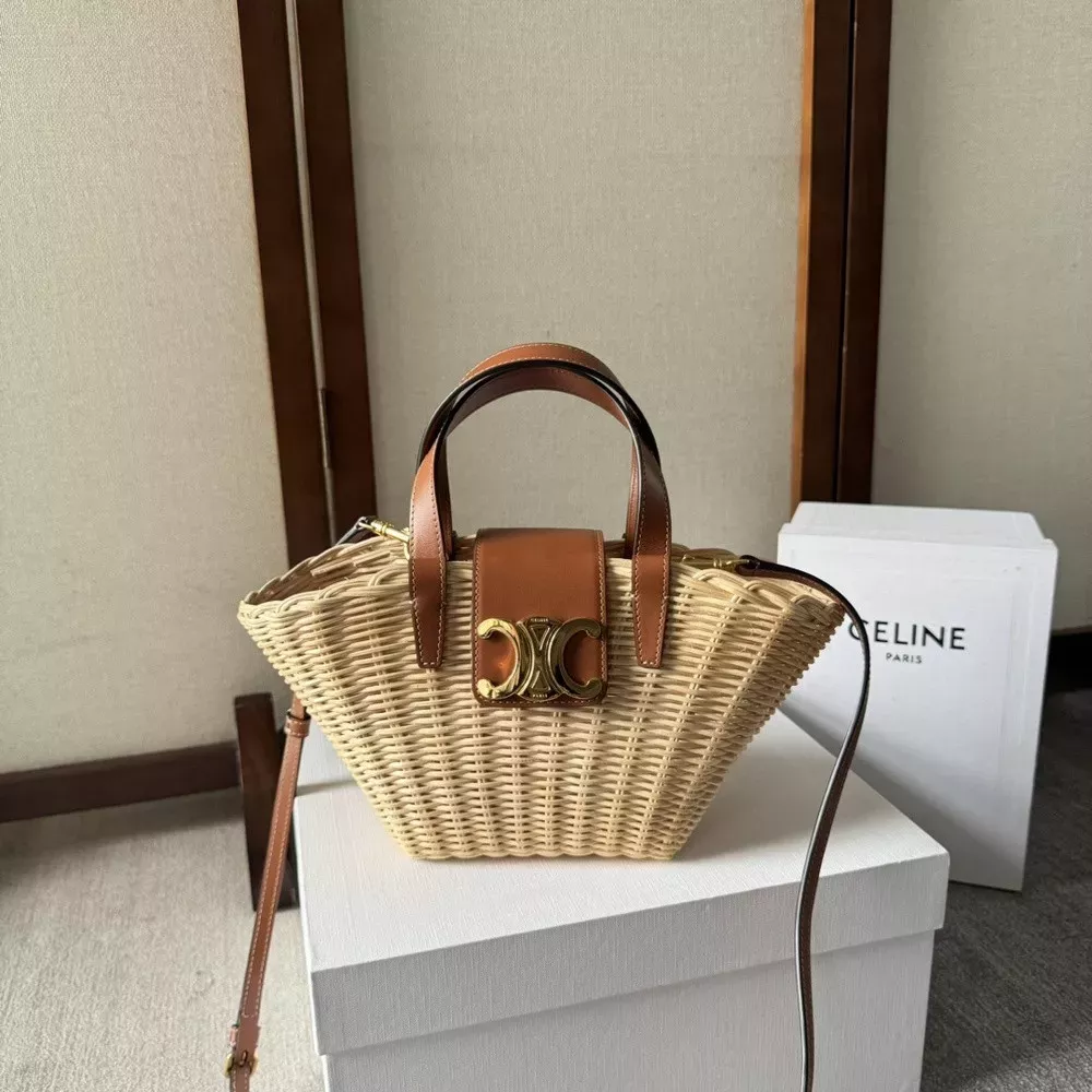 셀린느 틴 쿠팽 위커 토트백