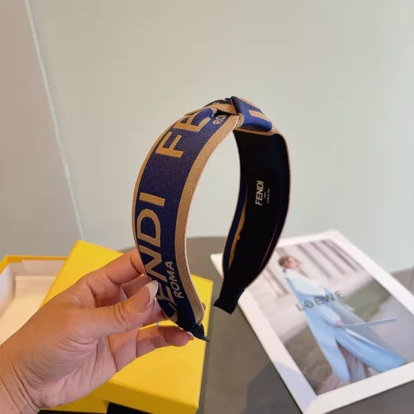 펜디 더블 F 클래식 헤어밴드