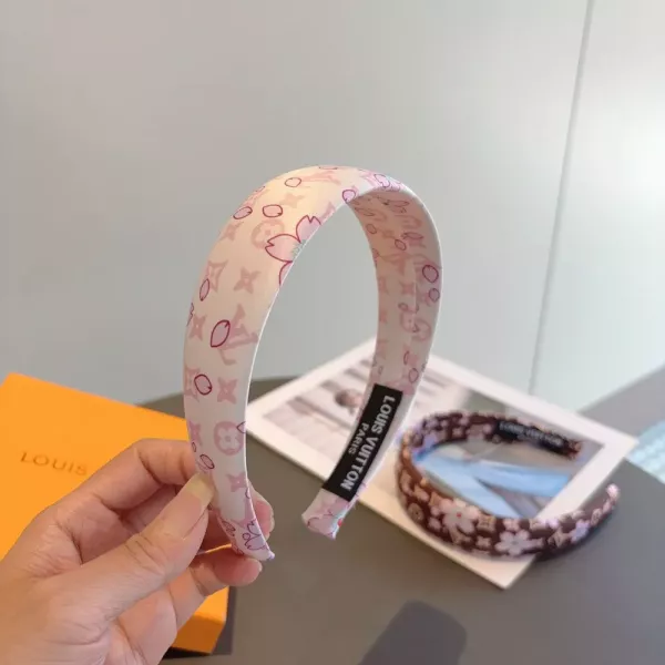 루이비통 벚꽃 패턴 슬림 헤어밴드