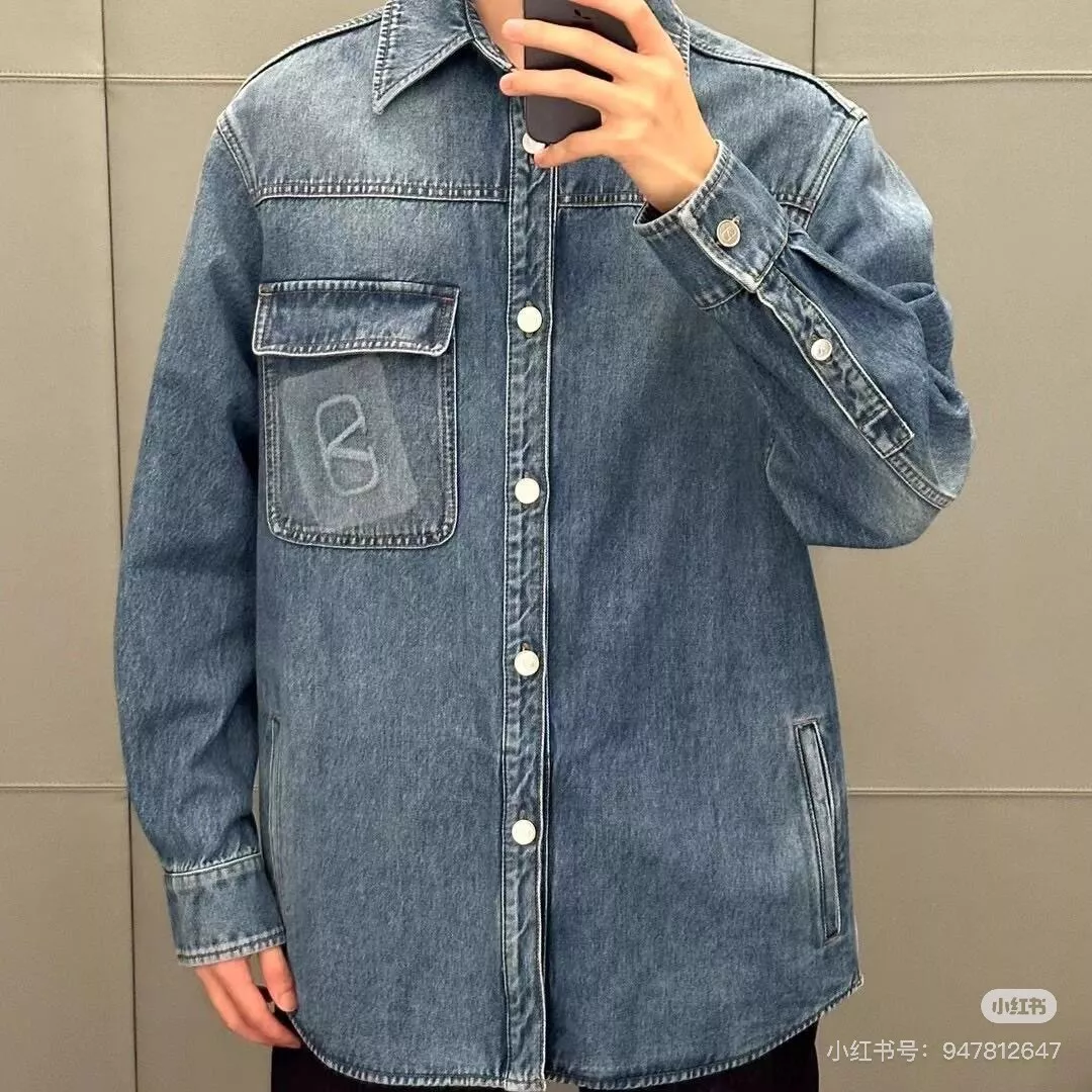 발렌티노 워싱 루즈핏 데님 재킷 상세 이미지 15