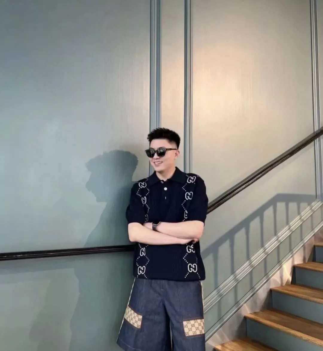 구찌 GG 인타르시아 반소매 폴로 니트 상세 이미지 24