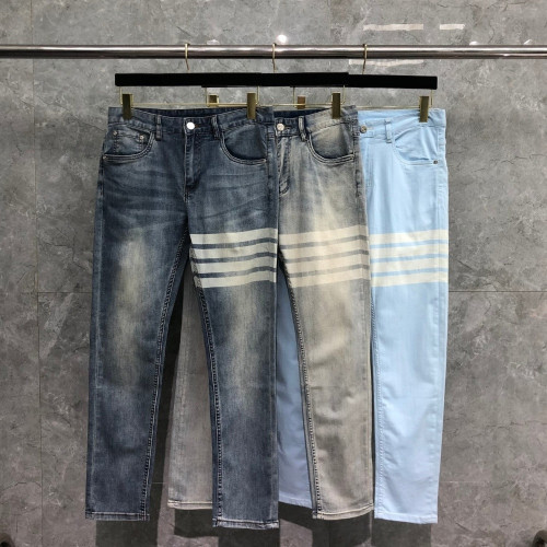 톰브라운 사선 포인트 데님 팬츠