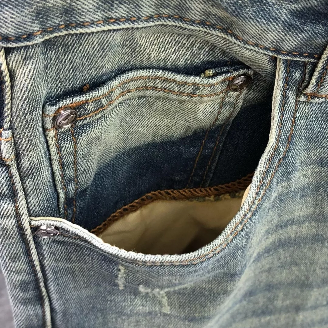 톰브라운 워싱 와이드 데님 팬츠 상세 이미지 8