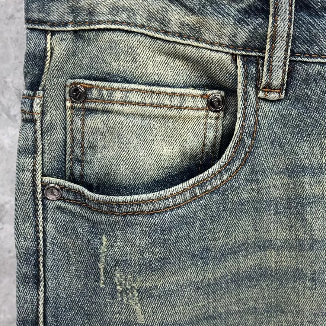 톰브라운 워싱 와이드 데님 팬츠 상세 이미지 7