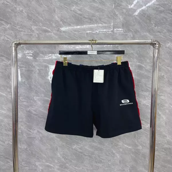발렌시아가 배색 웨빙 밴딩 숏팬츠