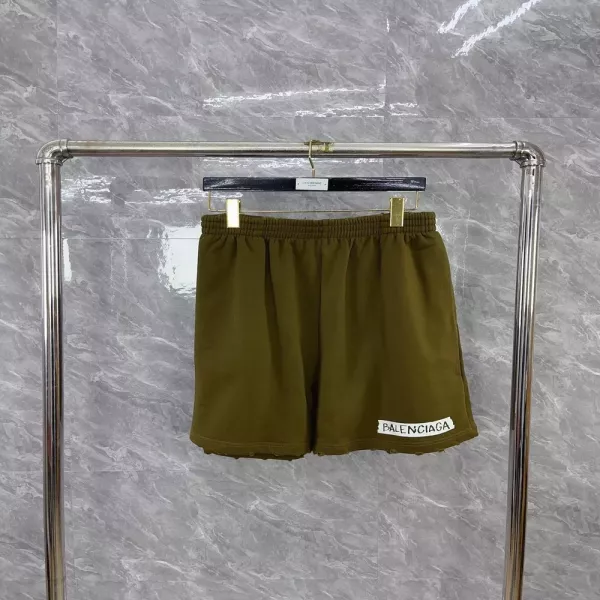 발렌시아가 테이프 레터링 프린트 쇼츠