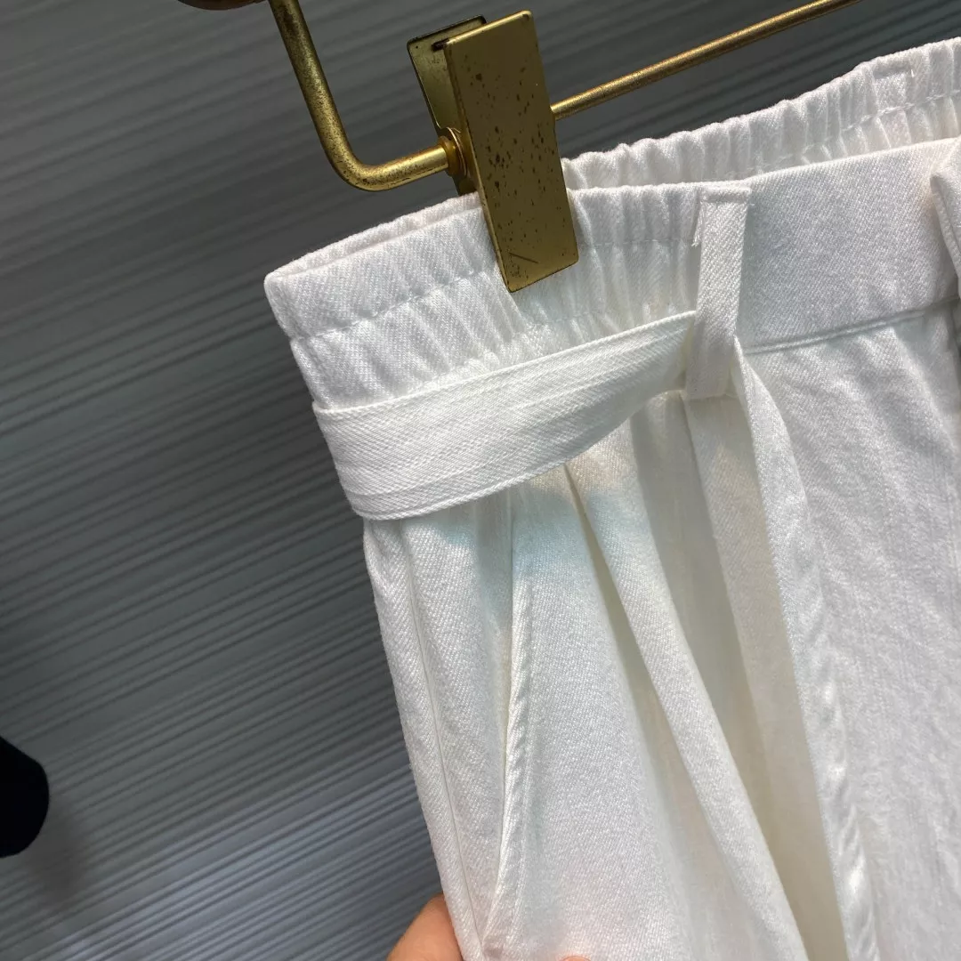 발렌티노 드로스트링 와이드 캐주얼 팬츠 상세 이미지 4