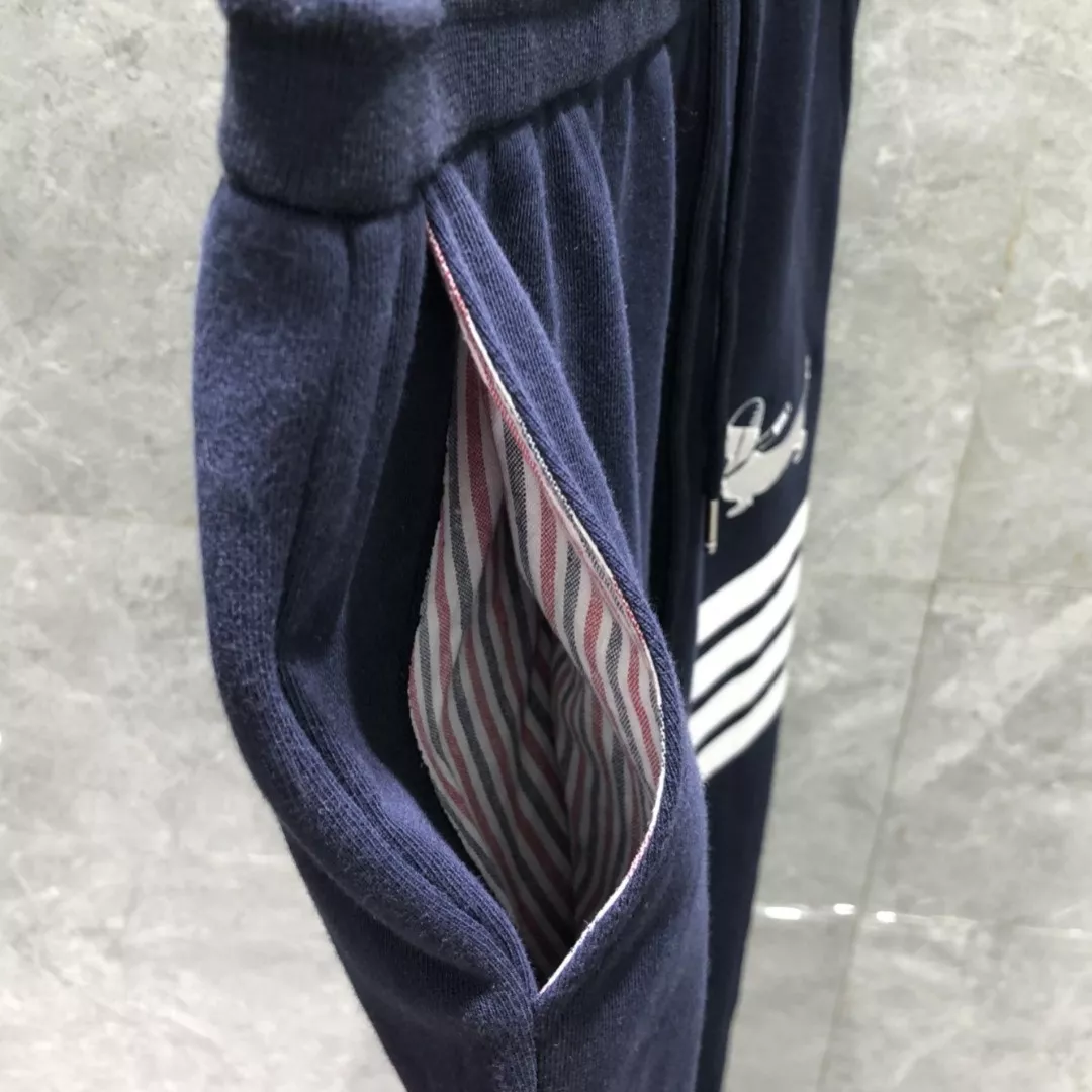 톰브라운 사선 포인트 체크 패턴 밴딩 팬츠 상세 이미지 18