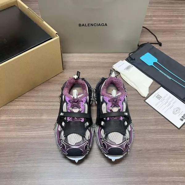 발렌시아가 팬텀 3XL 아이젠 퍼플 스니커즈