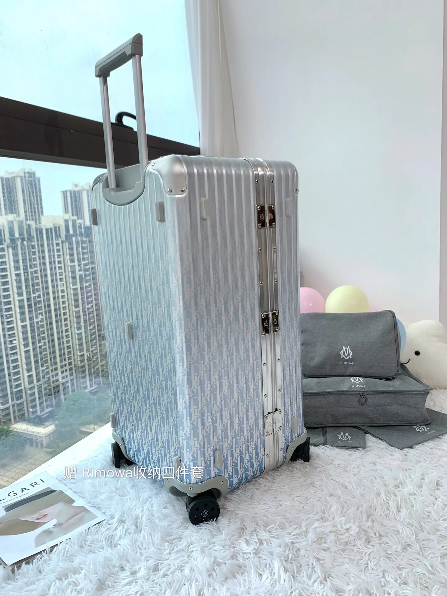 디올 알루미늄 트렁크 캐리어 상세 이미지 3
