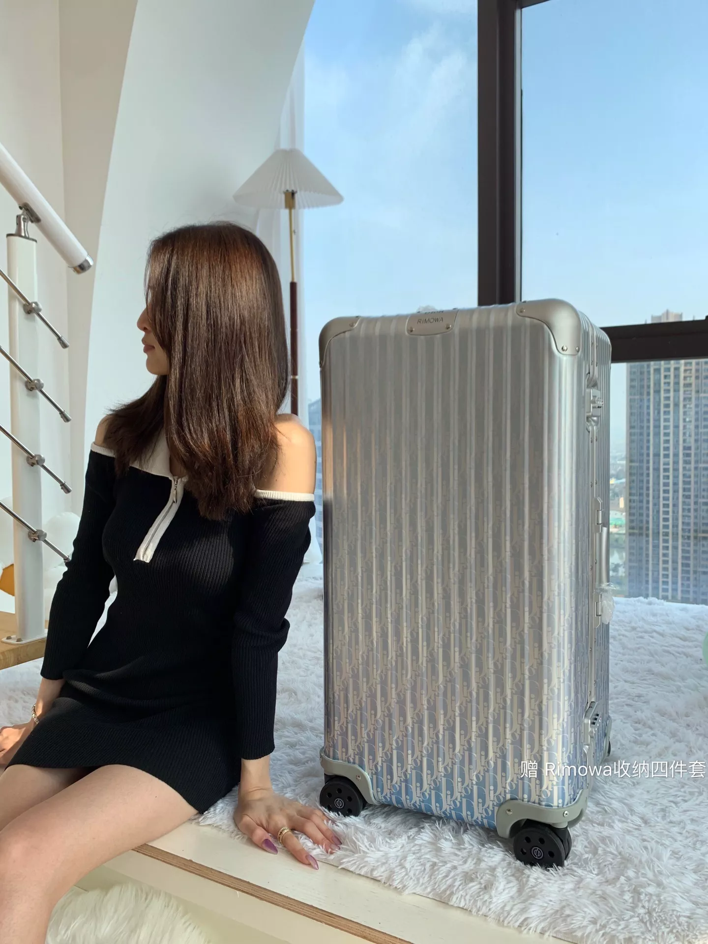 디올 알루미늄 트렁크 캐리어 상세 이미지 12