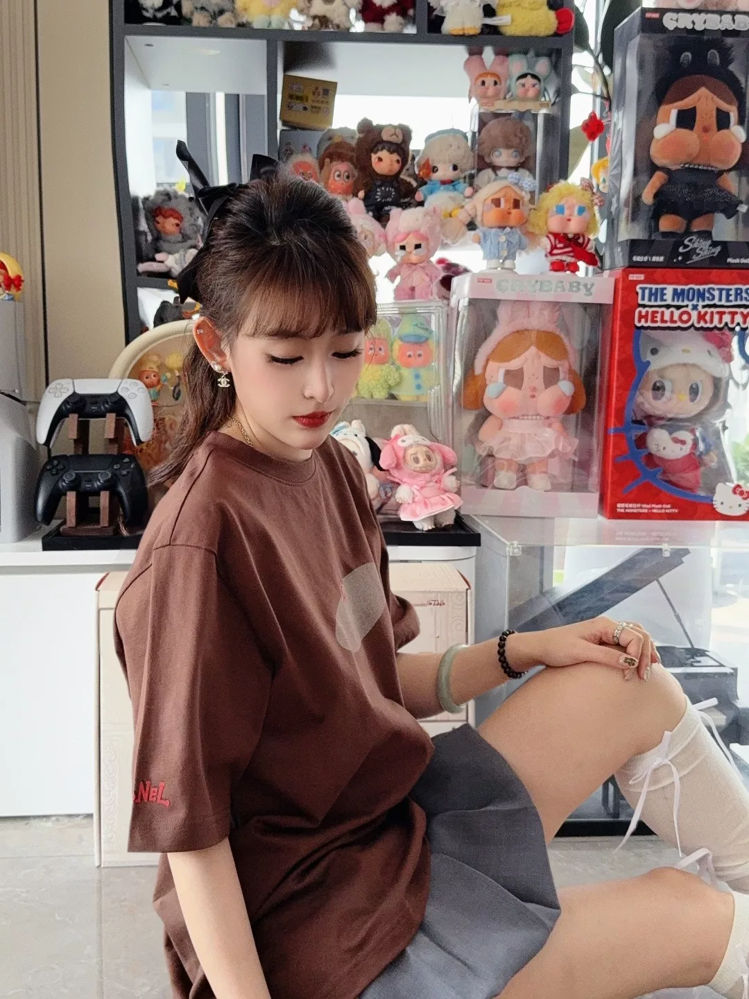 샤넬 더블C 플라잉 디스크 프린트 반팔 티셔츠 상세 이미지 22