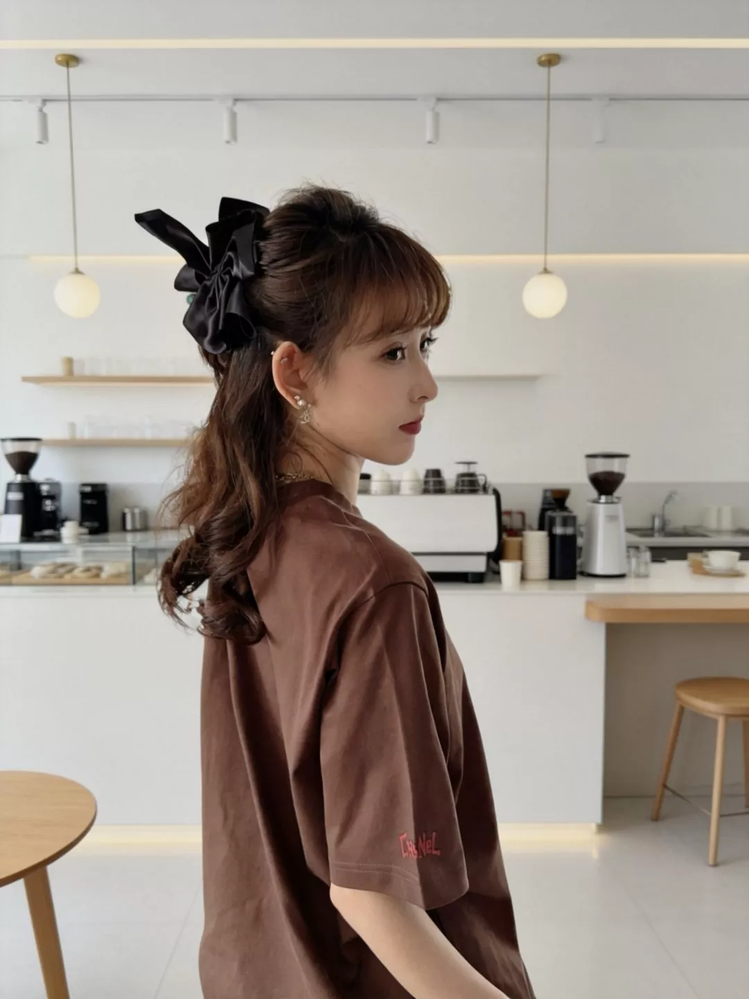 샤넬 더블C 플라잉 디스크 프린트 반팔 티셔츠 상세 이미지 23