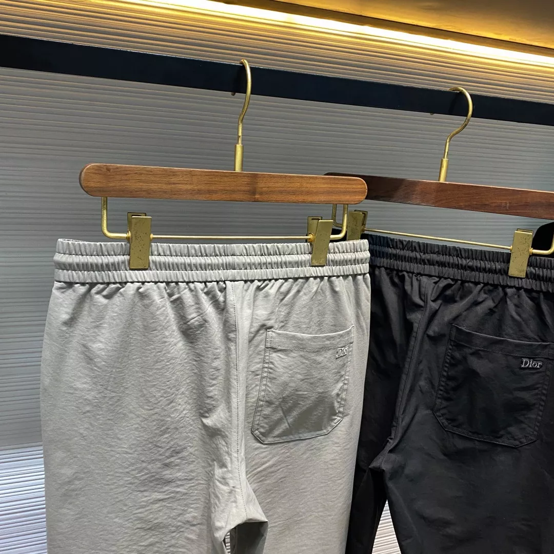 디올 테크 코튼 드로스트링 캐주얼 팬츠 상세 이미지 8