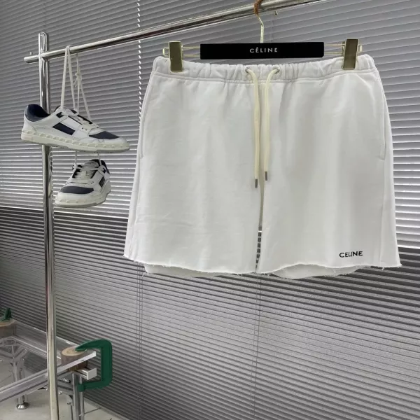 셀린느 자수 포인트 캐주얼 쇼츠