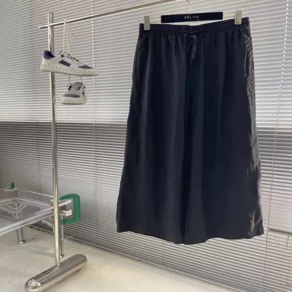 로에베 아나그램 자수 린넨 팬츠