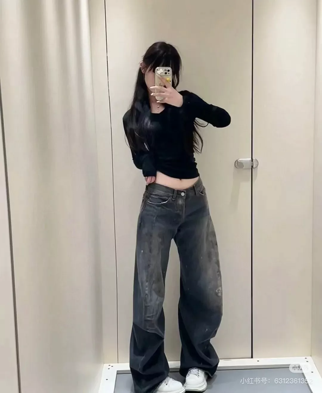 아크네스튜디오 페인트 디테일 와이드 데님 팬츠 상세 이미지 19