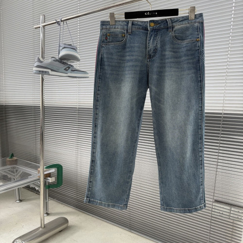 구찌 빈티지 워싱 스트레이트 데님 팬츠