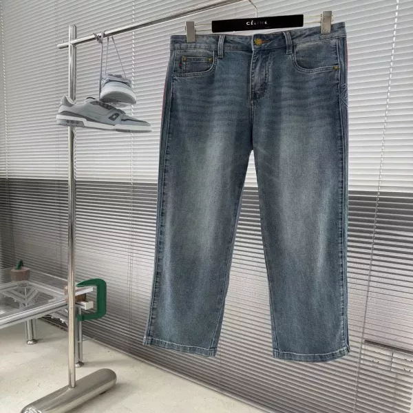 구찌 빈티지 워싱 스트레이트 데님 팬츠